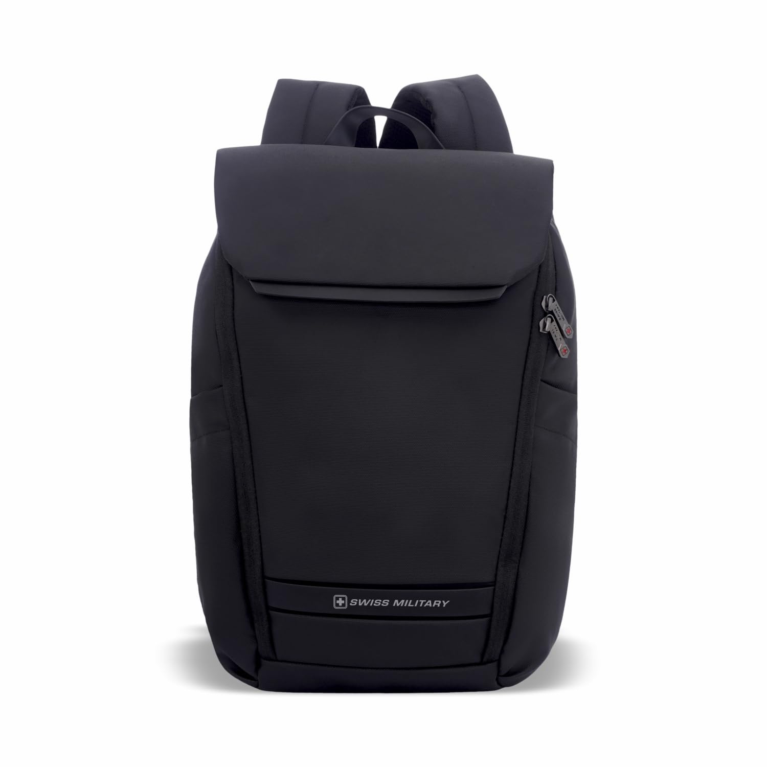 swiss military Gazebo 21L Laptop Backpack – Water-Resistant PU Polyester, 15.6” Laptop Compartment, Anti-Theft Zipper, 180° Opening, Organizer Pockets, Trolley Strap, Breathable,18M Warranty-picture-11