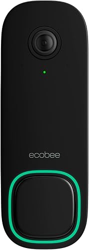 Miniatura 4 de ecobee Smart Video Doorbell Camera (Wired) - with Industry Leading HD Camera, Smart Security, Night Vision, Person and Package Sensors, 2-Way Talk