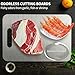 Titanium Cutting Board - 100% Pure Titanium Cutting Boards, Food-Grade, Non-Slip Surface, Dishwasher Safe, for Elegant Serving Tray for Kitchen, Charcuterie, Meat, Vegetables, Easy Clean, 13.4