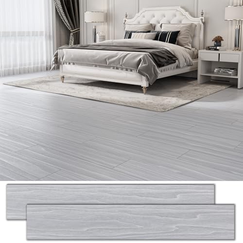 ZRJT 30 Sq.Ft. Peel and Stick Vinyl Floor Tiles 36 x 6