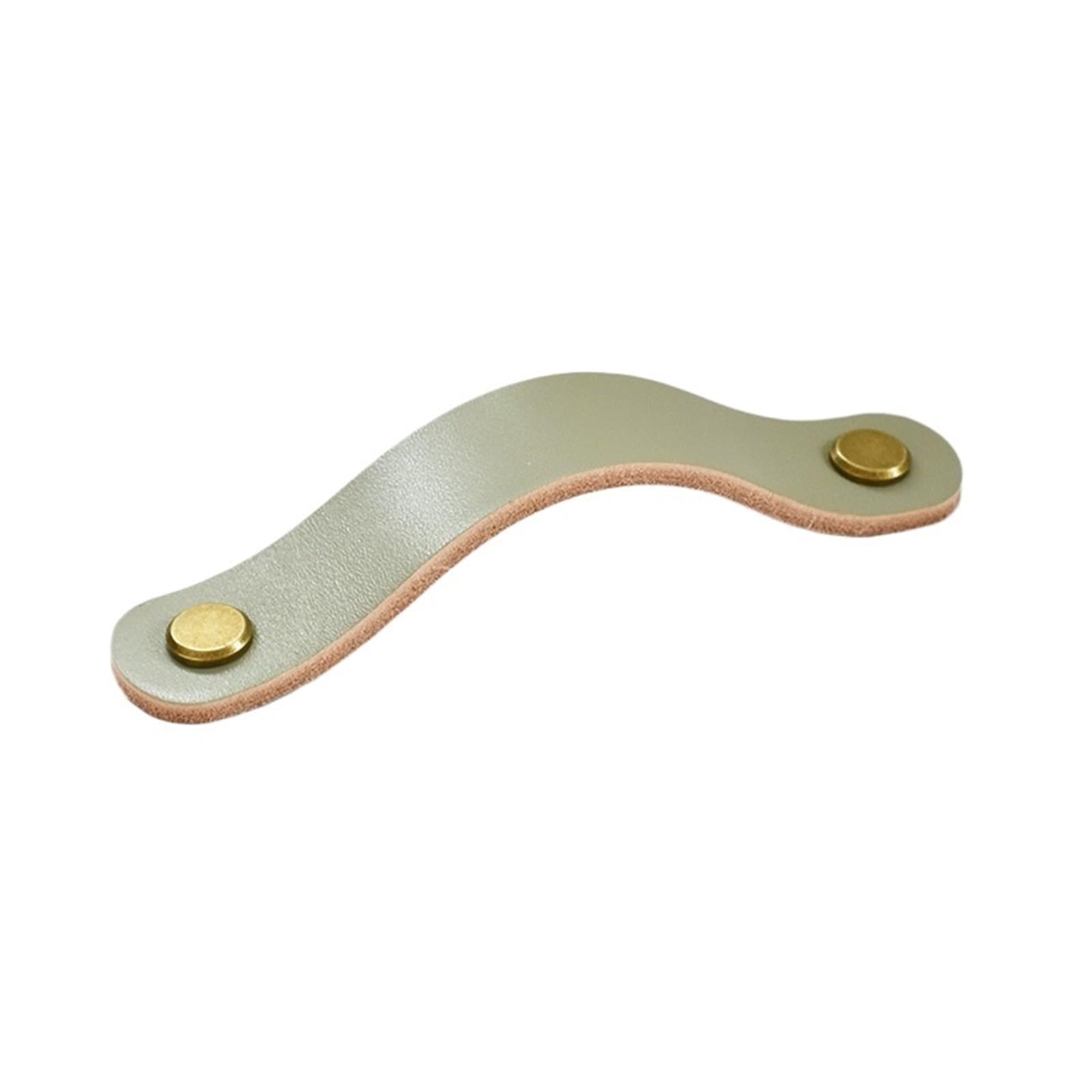 Wyqxty Bronze Leather Cabinet Handles Leather Drawer Pulls Multicolor 96-160Mm(,96Mm)