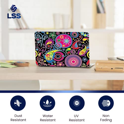Image of LSS 15 15.6 Inches Laptop Notebook Skin Sticker with 2 Wrist Pads - Reusable Cover Protector Vinyl Sticker Cover Decal Fits 13 inch - 16 inch HP Asus Acer Samsung - Art Design