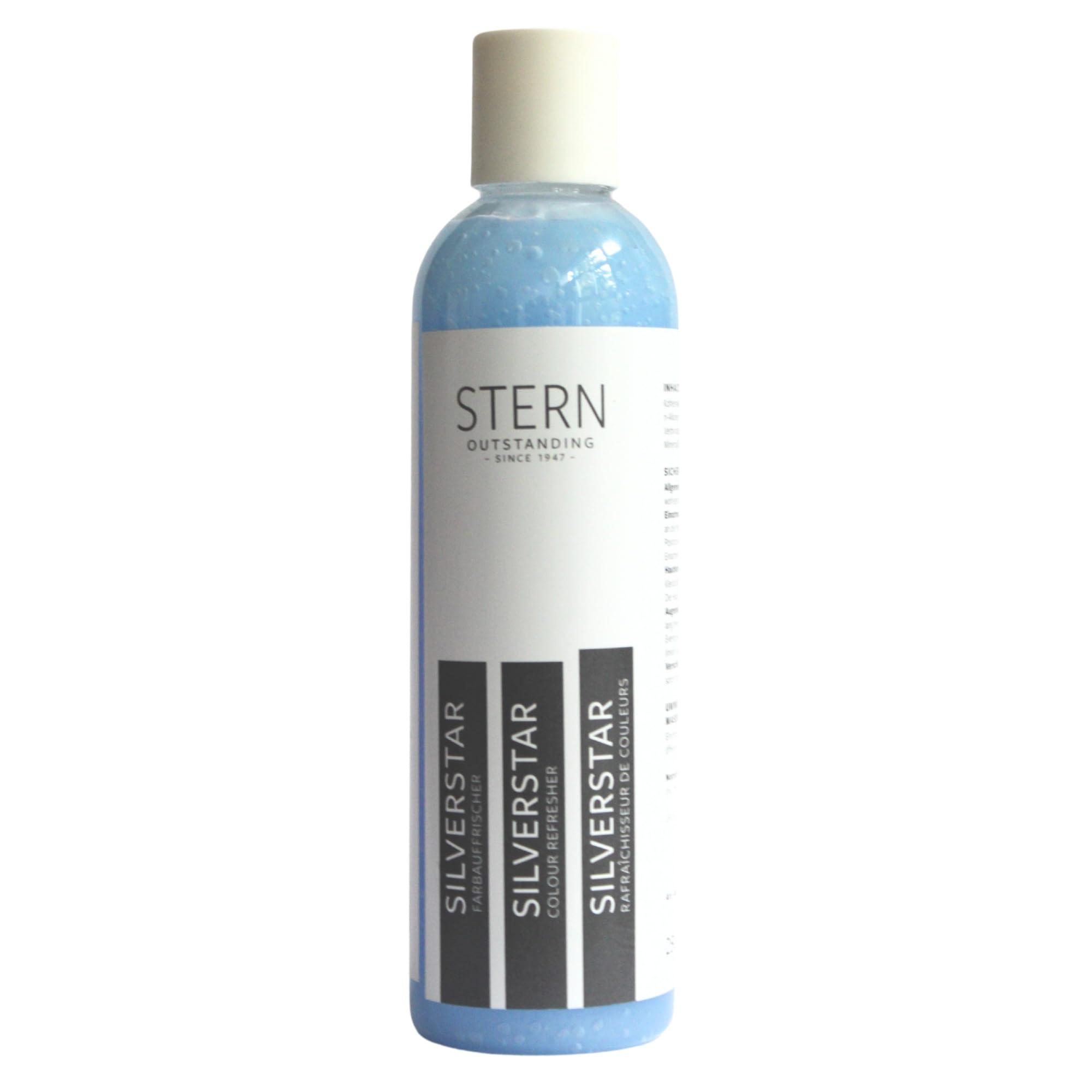 STERN Silverstar Pflegemittel, Farbauffrischer für HPL Tischplatten, Farbe, Glanz und Schutz für Gartentische, 250 ml