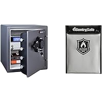 SentrySafe Fireproof and Waterproof Safe + SentrySafe Fire and Water Resistant Document Bag only 4.36: eDeal Info