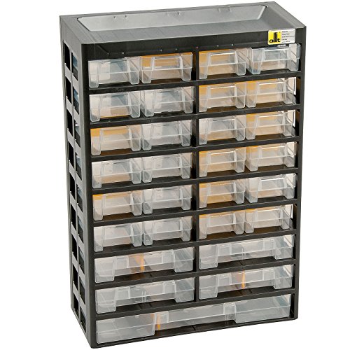 Allit 458100 Armoire à petites pièces, 1 pièce, noir/jaune