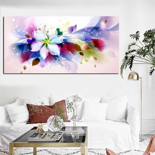 Affiches fleurs aquarelle 3D image murale pour décorer un grand mur - 3