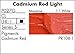 Grumbacher Pre-Tested Oil Paint, 37ml/1.25 oz., Cadmium Red Light (P027G)