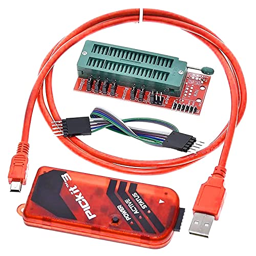 XTVTX Pickit Kit 3 programmateurs PIC, pour le développement de programmes, le débogage et le développement de logiciels et de matériel PC