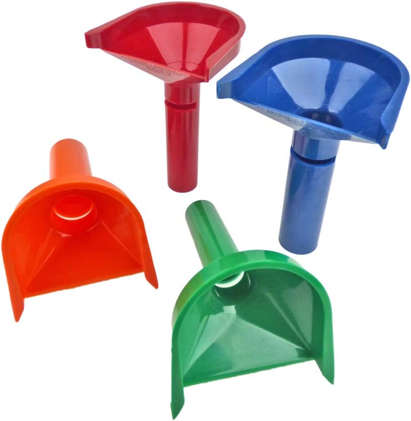 Color-Coded Coin Counting Tube for Pennies Through Quarters