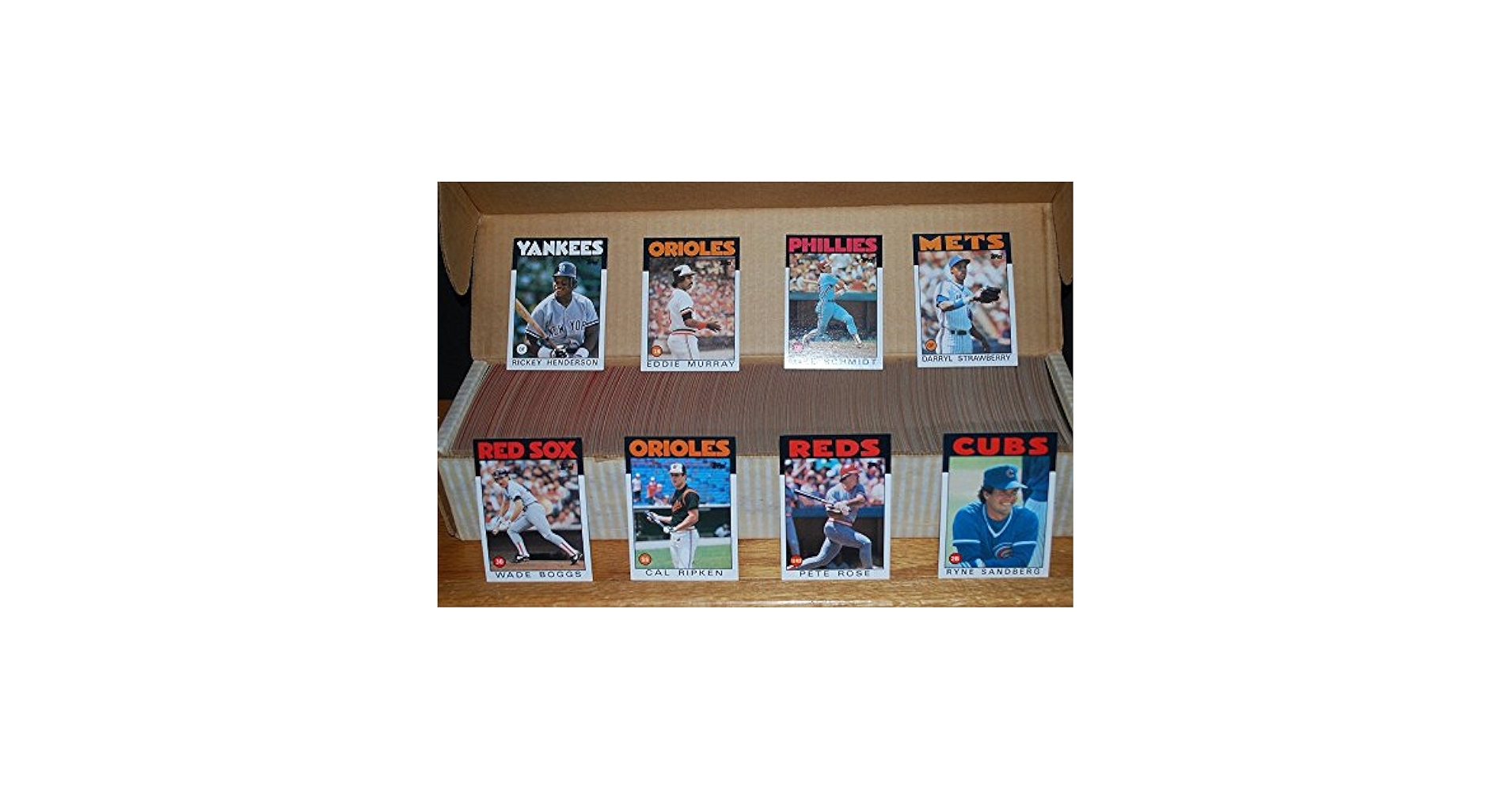 メジャー、野球カード、1986年、792枚、コンプリートセット 1986 Topps MLB Baseball Complete FULL Set 792 NM Cards