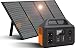 Produktbild 600w Solar Generator,mit Tragbarem 100W Solarpanel,153600 MAh Powerstation,Spitzenleistung 1200W Mobile Stromversorgung mit LCD Anzeige Power Station für Garten,Outdoor,Campingreisen Im Freien