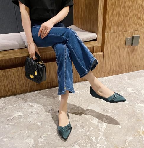 HIPPOSEUS Women's Pointed Toe Ballet Flats Fashion Dress Shoes Slip on Work Office Shoes4