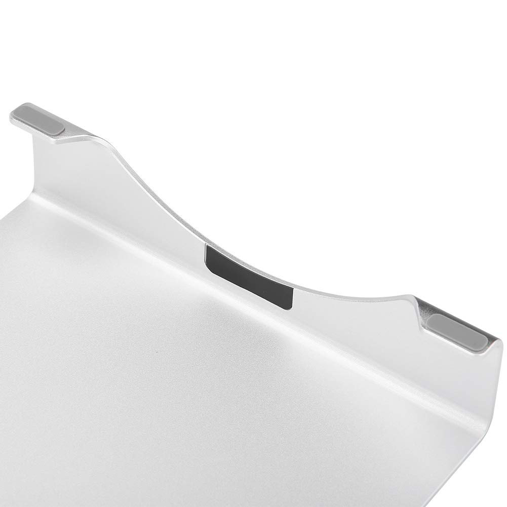 Yctze Supporto per Scrivania Riser in Alluminio per Notebook Supporto da Scrivania per Laptop Ripiano in Acciaio Argento