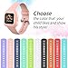 Watbro Compatible with Garmin Vivofit jr 3 Band/Garmin Fit jr 3 Band, Colorful Silicone Adjustable Replacement Sport Band for Kids Boys Girls Men Women