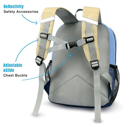 Image of STEAMEDBUN Toddler Backpack for Boys 2-4,Kindergarten Backpack for Boys,Preschool Backpack,Mini