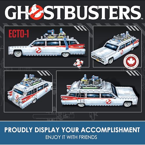 Wrebbit W3D-0513 3D Ghostbusters 3D Puzzle Model Of Ecto 1 thumb #6