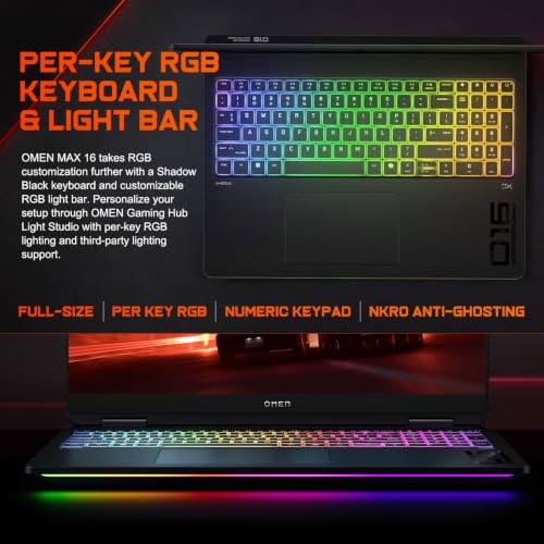Image of HP OMEN 16 MAX RTX 5070 Ti AMD Ryzen AI 9 HX 375 QHD+ Gaming Laptop