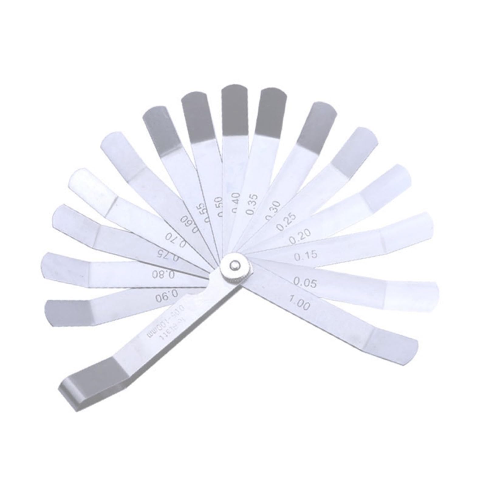 Cfwwsaq 16Blatt Feeler Gauges, Thickness Feeler Gauge Gages Filler Feeler Gauges Woodworking Measuring Tool(16Blatt)