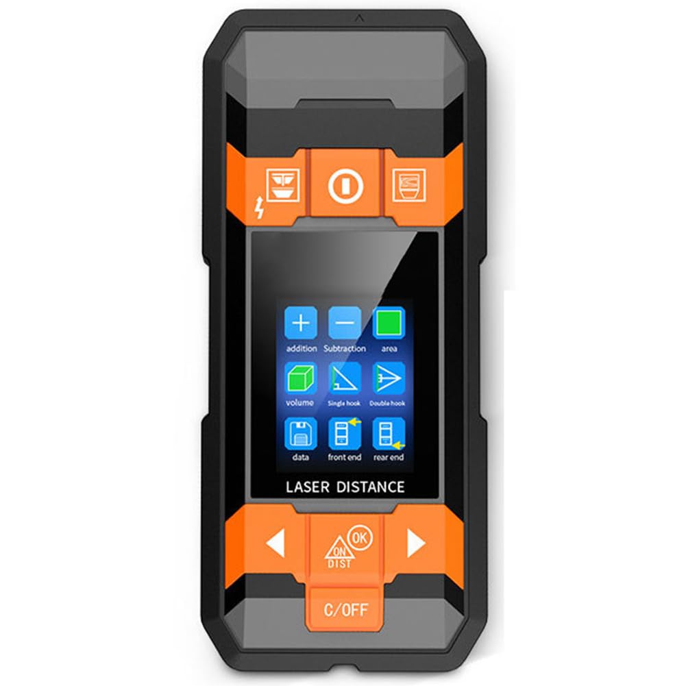 Escáner De Pared, Detector De Medición Multifuncional, con Pantalla LCD Y Alarma De Audio, para Medición De Distancia, Detección De Metales, Detección De CA, Detección De Bloques De Madera