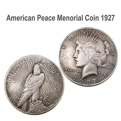 Antique Screwback Argento, 38MM Silver Dollar Eagle, Peace Coin 1921/1922/1927 Statue Of Liberty - Collezione