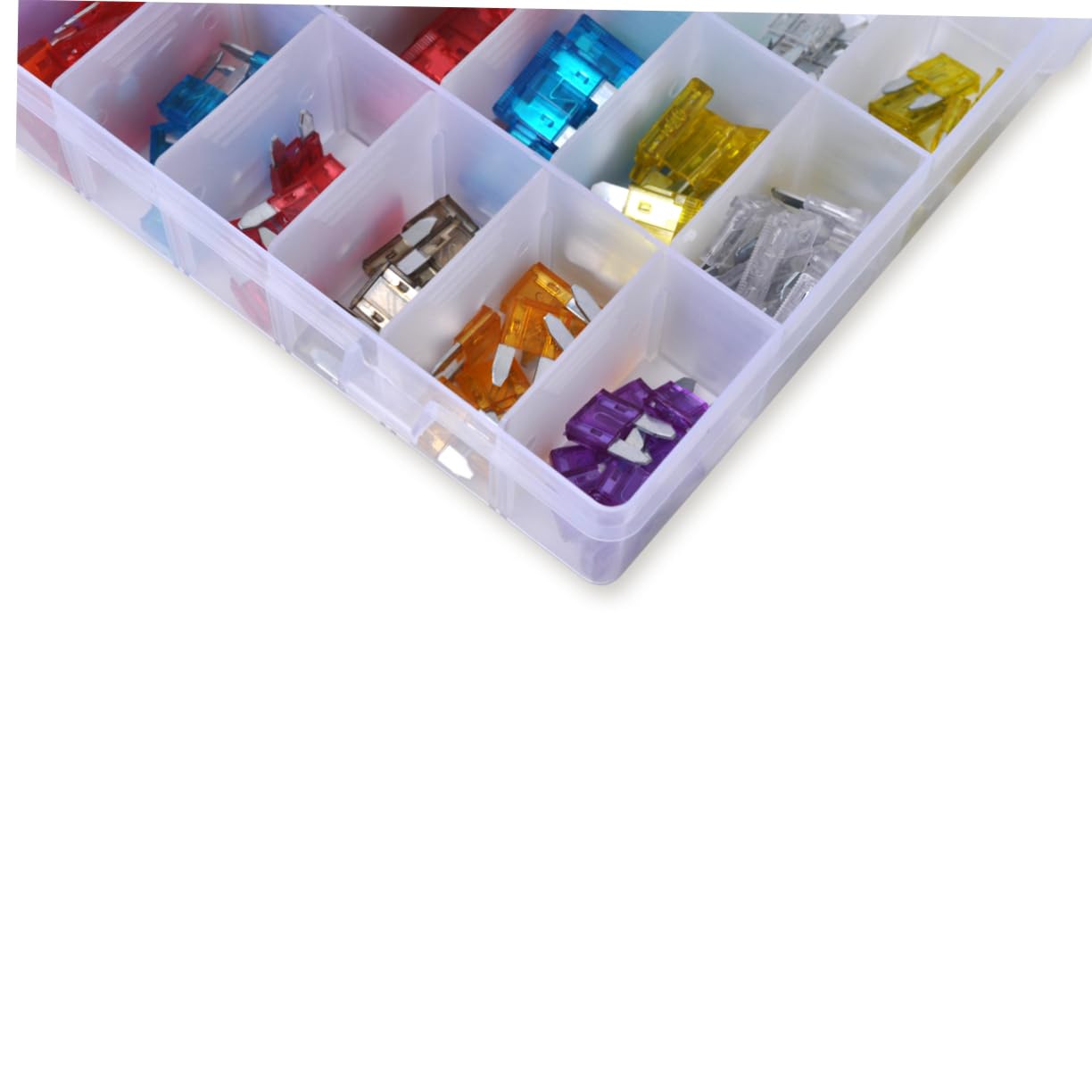 169 Pezzi Fusibili per Auto con Tester Fusibili Kit Assortito per Protezione Elettronica e Instabili