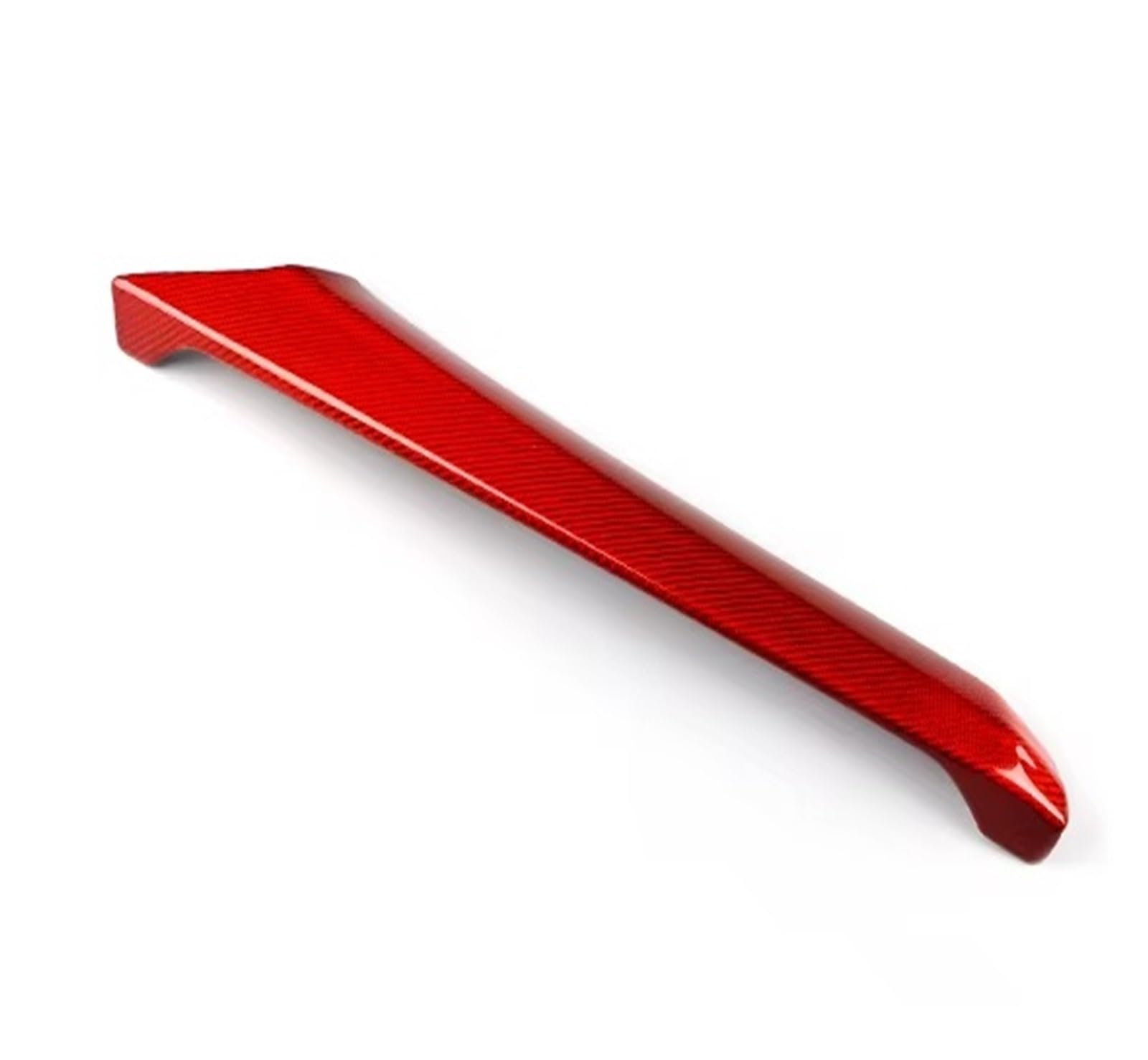 Interior Trim for Chevrolet for Corvette C8 2020 2021 2022 2023 2024 Center Console Side Interior Real Hard Carbon Fiber Sticker Cover Trim Sticker(Red Carbon)