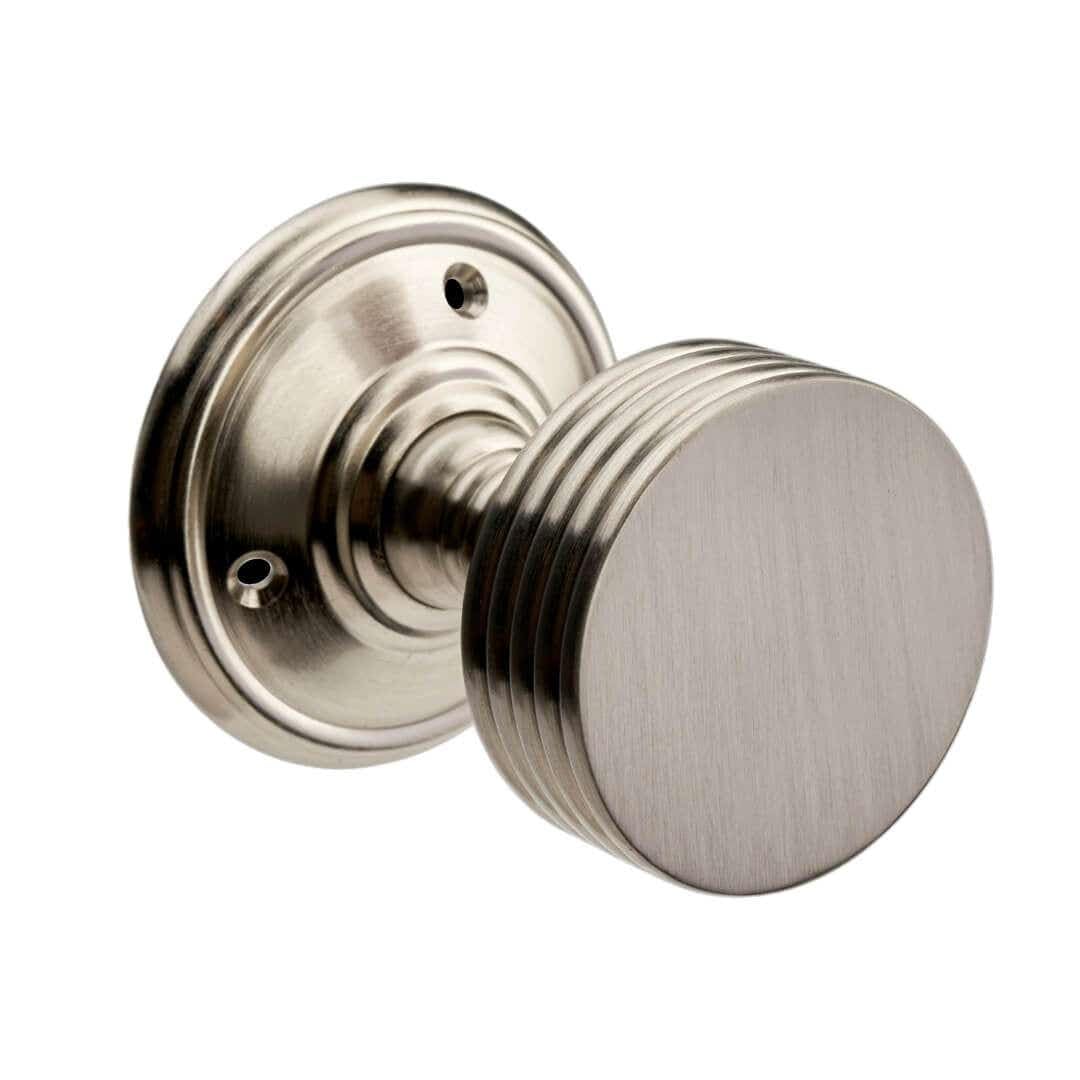 Westminster Mortice Door Knob - Satin Nickel - Internal - Designer Levers