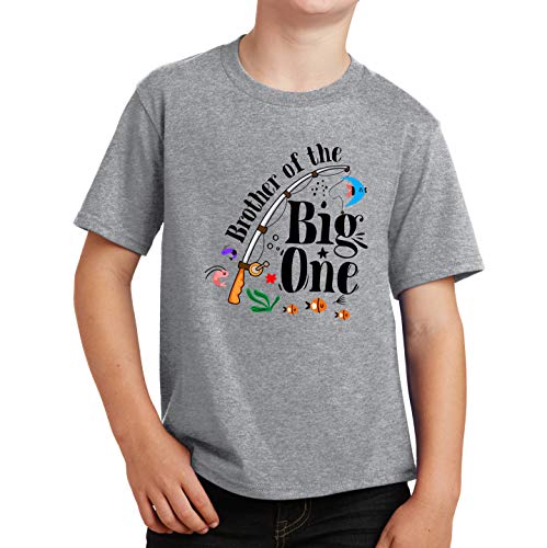 Brother of The Big One Shirt Fishing Family Birthday Party Toddler Boy T-Shirt2