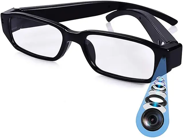 Lunettes espion caméra HD avec enregistreur vocal - Discret et prêt à l'emploi