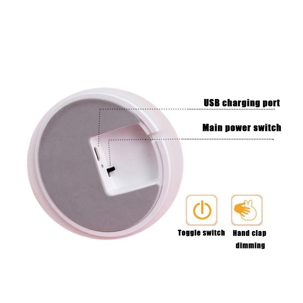 YGVQN Luminosa Notturna Drago Bambini, Luce LED 7 Colori Regolabile con Timer, Silicone Morbido e Ricaricabile USB (1200mAh), Funzione Magnetica e Touch Control, Regalo per Bebè, Ragazze e Ragazzi