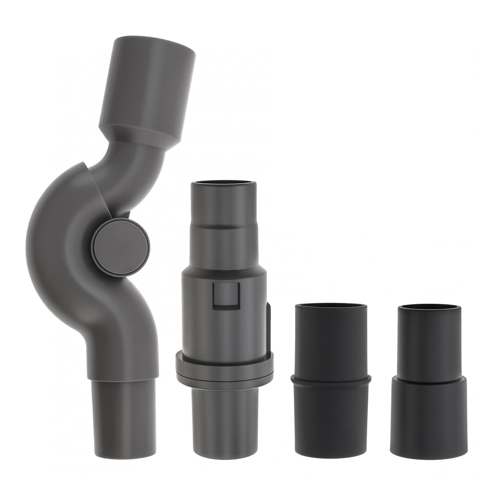 4Pcs Vacuum Cleaner Rotatable Elbow Bend Adapter 35mm to 32mm,Compatible for Shark,Compatible for Miele,Hose Connector Acssories