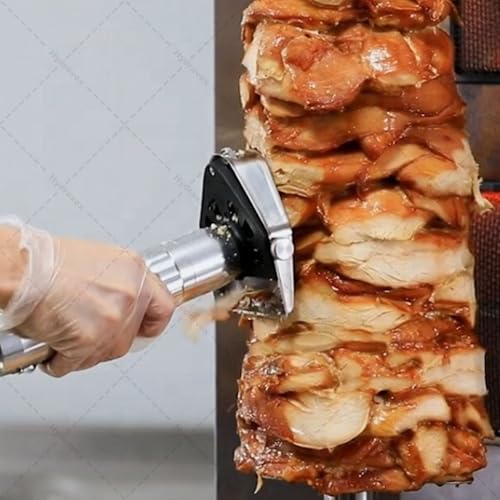 Cortadora eléctrica para kebab con cuchilla ajustable miniatura 3