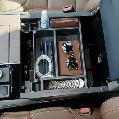 Image of Vehicle OCD - Center Console Divider and Tray Organizer for Toyota Tundra (2022-2026) / Sequoia (2023-2026) - Made in USA - NOT Compatible with Center Console Safe - SLX513