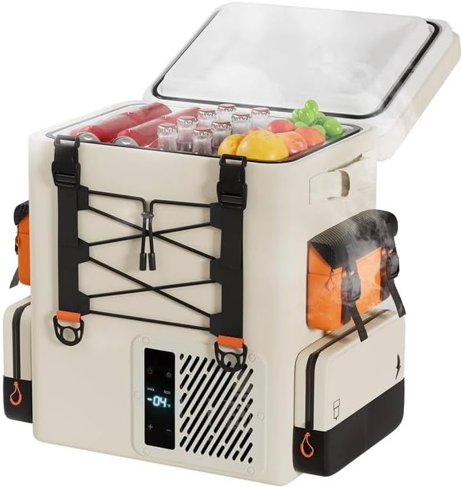 Litheli 車載冷蔵庫 16L -20℃～20℃ 急速冷凍 ポータブル冷蔵庫