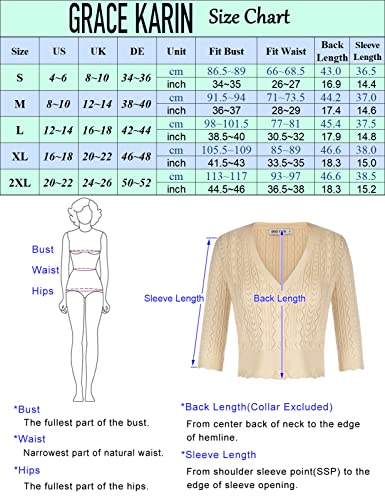 Women’s Cardigan Sweater Hollow Out Knit Shrugs For Dresses Open Front Tops Button Down Lightweight Soft White Xl #TOP5