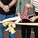 Giant Ribbon Cutting Scissor Set with Red Satin Ribbon Included - 25