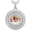 NEW0366 silver Pendant with Tennis chain