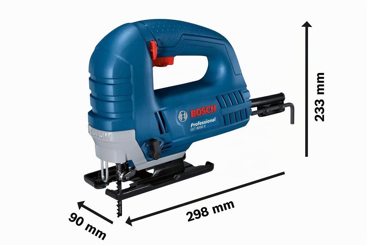 Bosch Professional sierra de calar GST 8000 E (incl. 1 hoja de sierra T144 D, protección antiastillado)