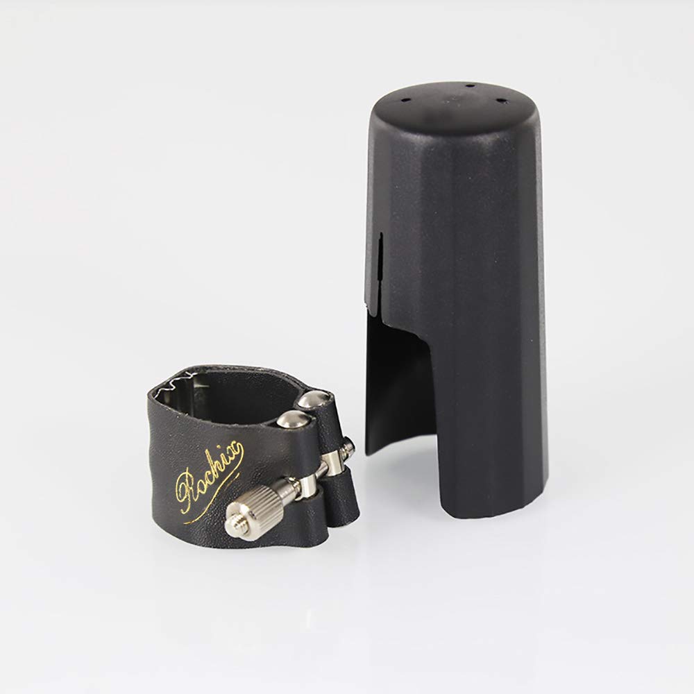 Ligature De Sax Attache De Ligature En PU Avec Capuchon En