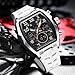 Hombre Relojes para Hombre Rectángulo Unico Reloj Militar Digital Analógico Deportes Reloj de Pulsera con Alarma Imagen de Hombre Relojes para Hombre Rectángulo Unico Reloj Militar Digital Analógico Deportes Reloj de Pulsera con Alarma