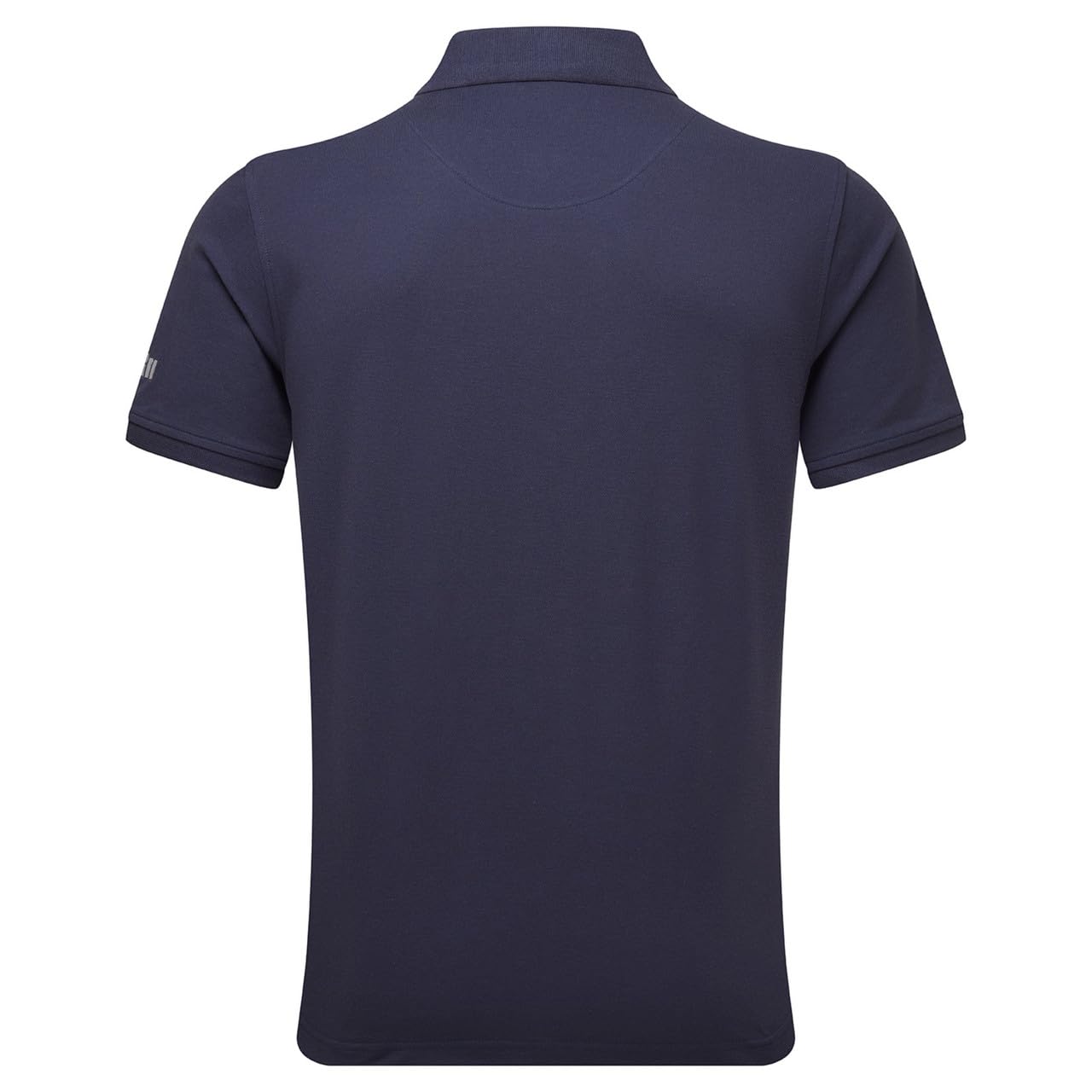 Gill Polo da Uomo Nero - Una Classica Polo in Cotone 100% per l'; Use Quotidiano - Chiusura a 3 Bottoni - Piquet Pesante -