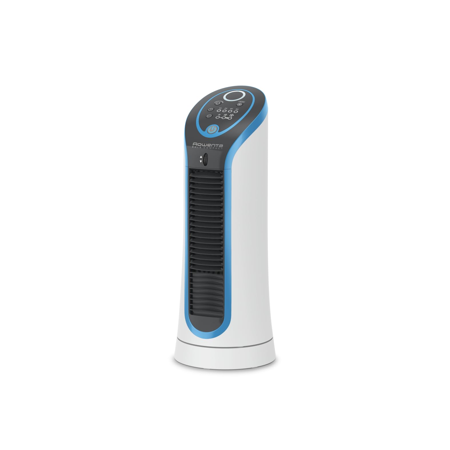 Rowenta Eole Compact VU6210F0 - Ventilador de Torre Silencioso 45 dB, 30W, Oscilante, Bajo Consumo, 3 Velocidades, Temporizador 8h, Airflow 3D, Rejilla Ajustable (Reacondicionado Certificado)