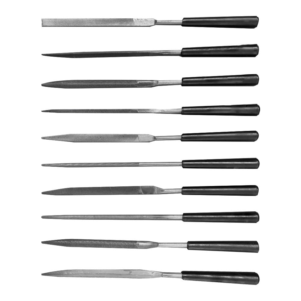 10pcs Metal Needle File Set Wood Rasp Polishing Hand FileTools Steel Needl Filing for Glass Stone Carving