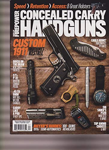 WORLD OF FIREPOWER CONCEALED CARRY HANDGUNS MAGAZINE FALL 2016.