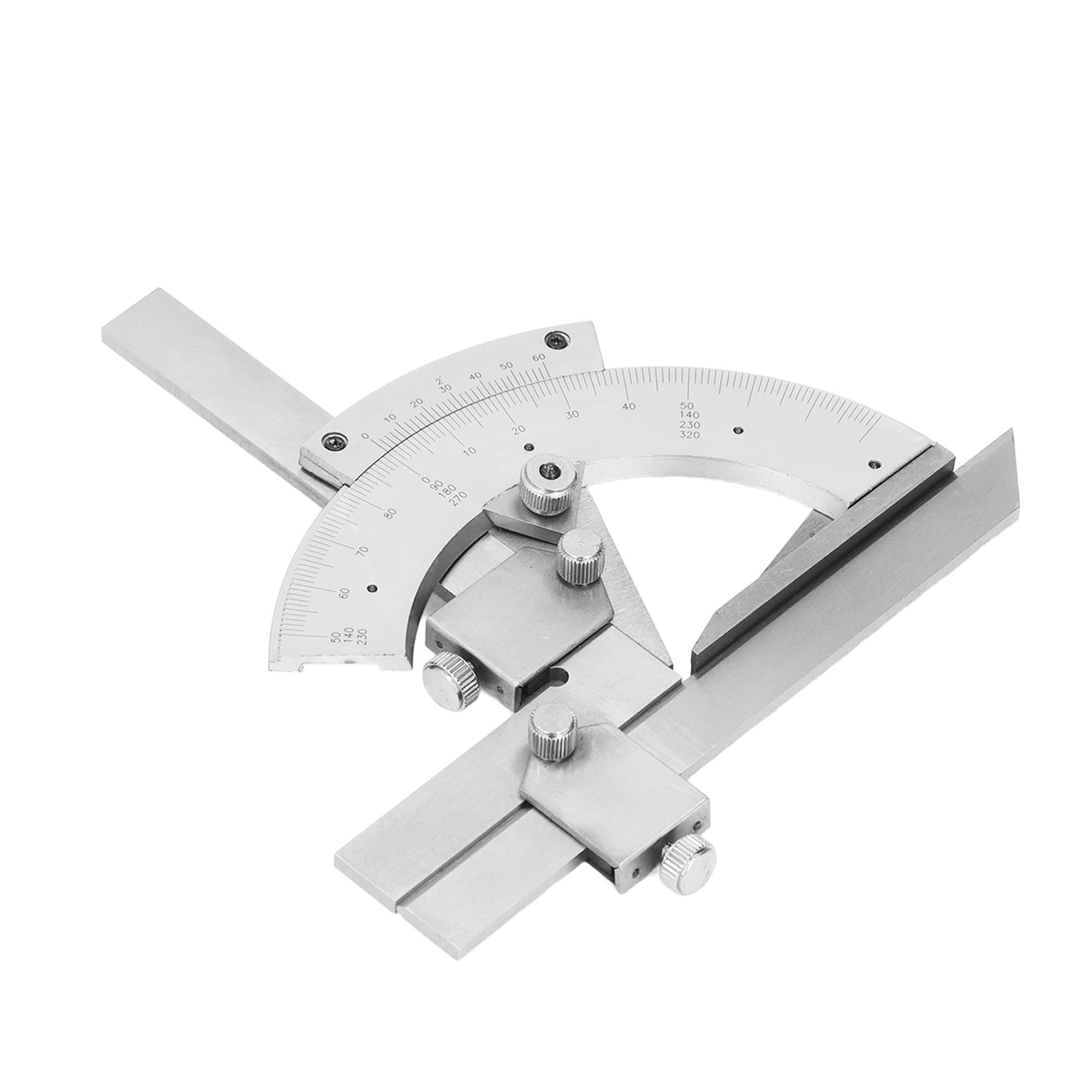 Universeller Winkelmesser mit Verstellbarem Winkel von 0–320° für Handwerker mit Schützender Aufbewahrungsbox (Präzisionsausführung aus Edelstahl)