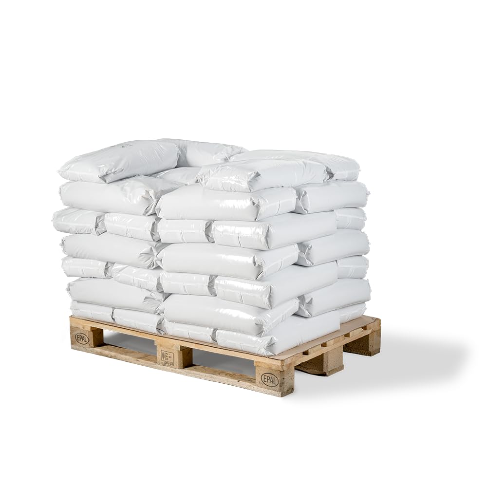 Feuergetrockneter Rasensand 0,2-2mm, 20x25kg PE Sack | Quarzsand zum Rasensand, Für Topdressing und Aerifizieren