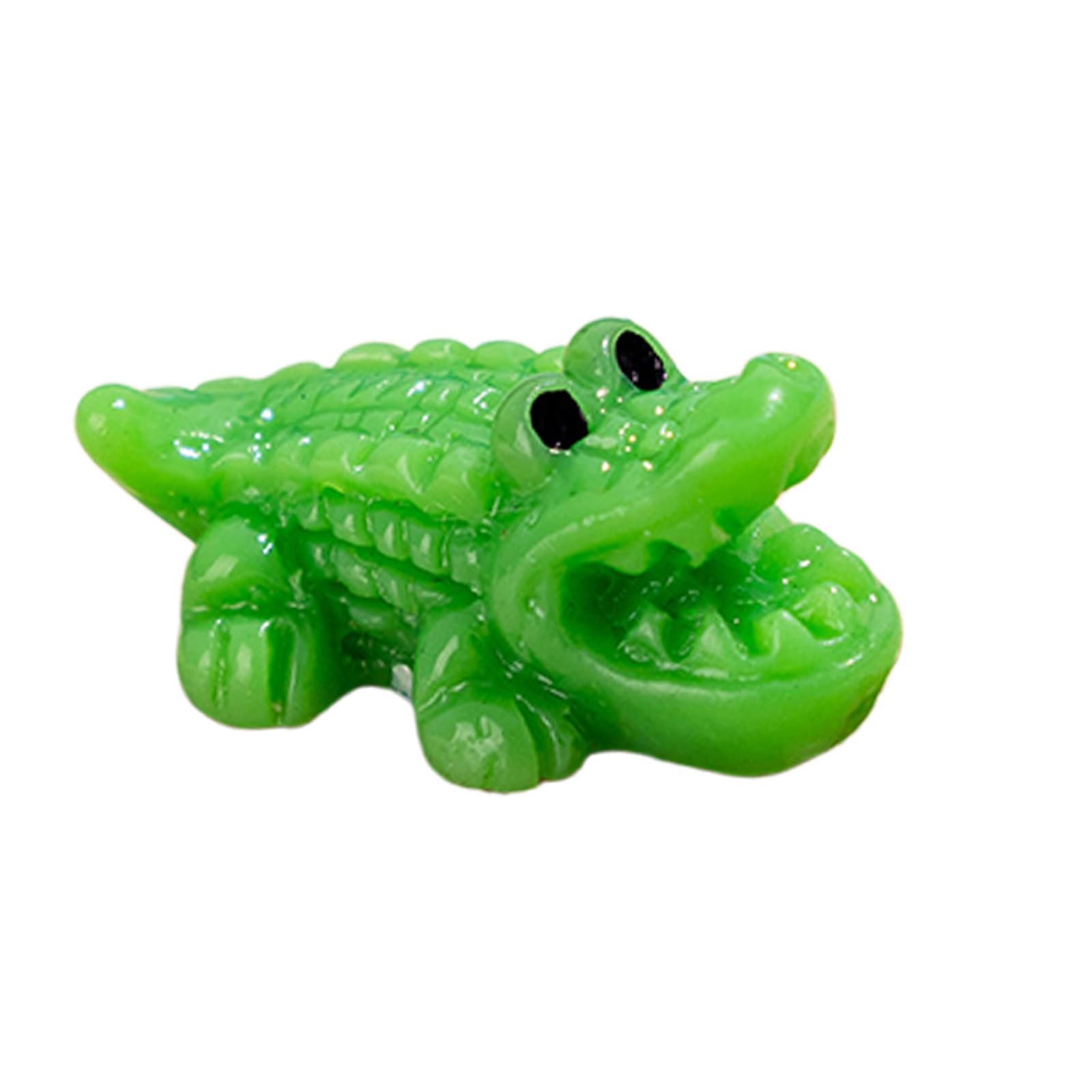 PANGBOER Minis Crocodilian Miniature Crocodilian Figurine, Faery Garden Accessories for Garden, Landscape, Plant Pots, Bonsais Fairy Accessories