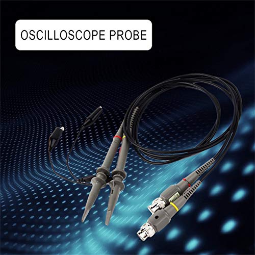 Durable Gray Two P6100 Osciloscope Probe Umidity ≤85% Dc6-100Mhz Scope Clip Probe 100Mhz Para Tektro