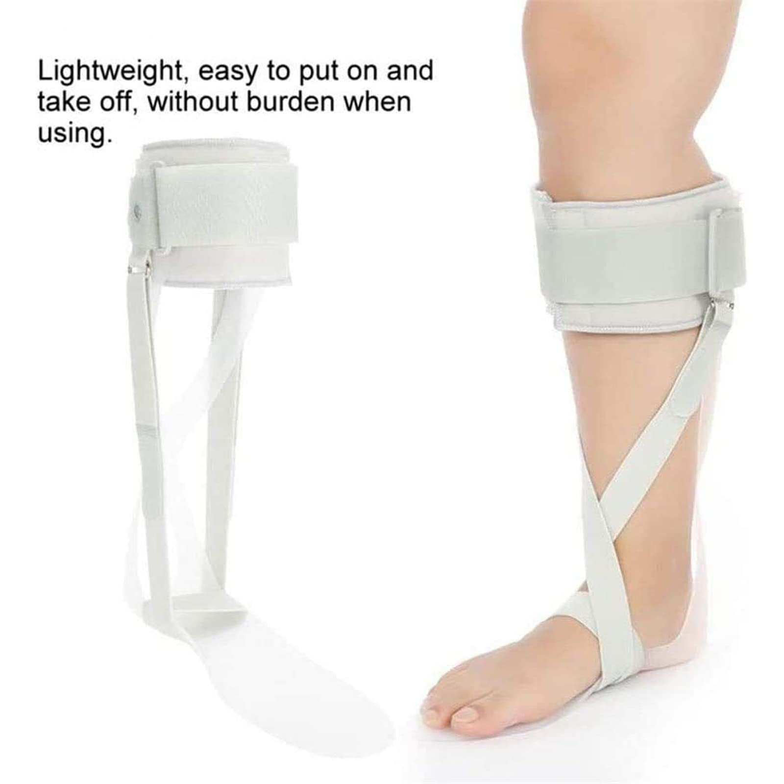 Férula de soporte for pie caído AFO - médica for corrección postural del (izquierdo, XL)(Right,L)