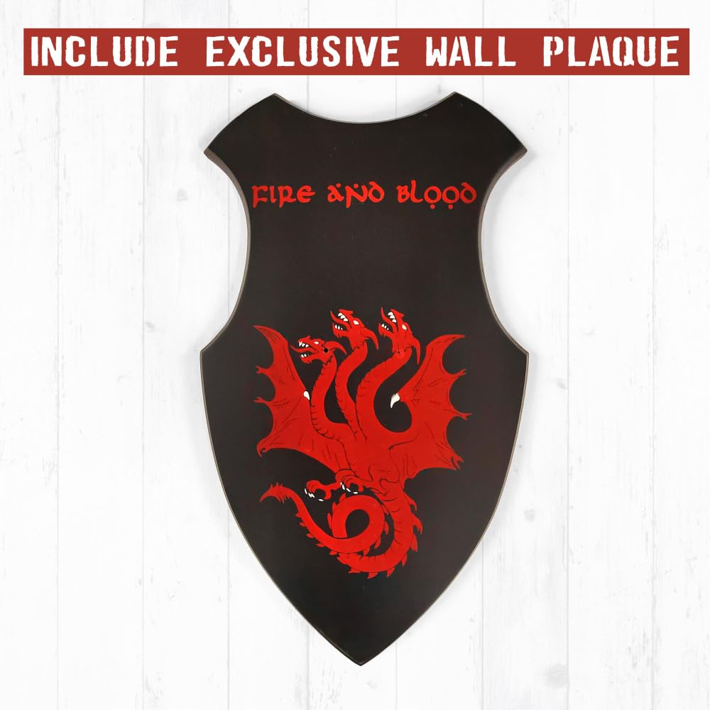 Game of Thrones Schwert | Authentisches Stück aus der Welt von Westeros | Stahlschwert | Hochwertige Verarbeitung | Perfekt für Sammler und Fans von Game of Thrones